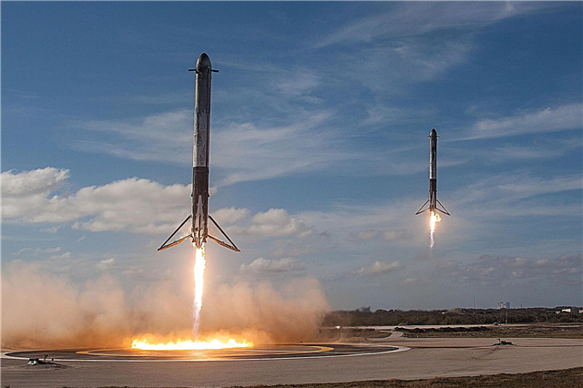 SpaceX får en råb fra vicepræsident Pence for Falcon tung succes