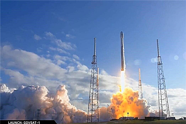 SpaceX lanza un satélite en órbita en un cohete Falcon 9 usado