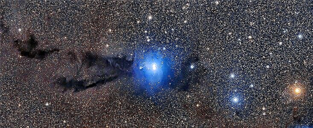 Estrellas jóvenes brillan en vivero estelar cercano Lupus 3
