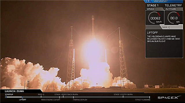 SpaceX lansează misiunea secretă Zuma pentru guvernul SUA, Rocket Lands
