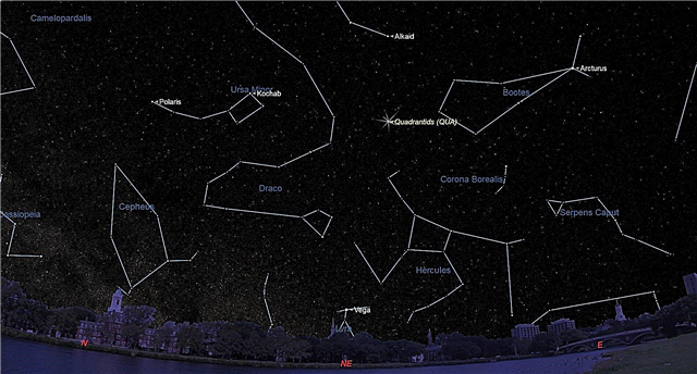 Mõõdukad Quadrantid Meteoriidi dušši tipud täna: mida oodata