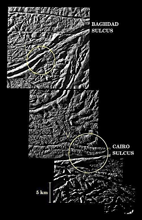 Cassini indica fonte de jatos na lua Encélado de Saturno