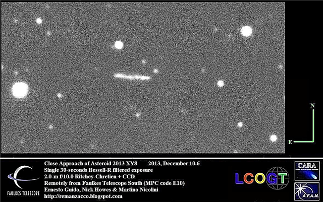 Asteroid 2013 XY8 v vesoljski ladji, ki bo 11. decembra poletel mimo Zemlje