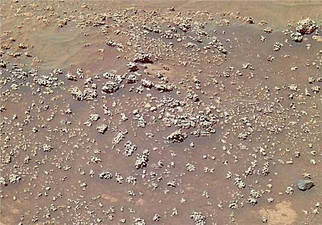 Zvláštní "květák skály" může držet stopy k starověkému životu na Marsu