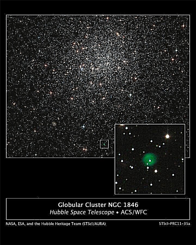 NGC 1846 - هابل يكشف حياة غريبة وموت سكان نجميين