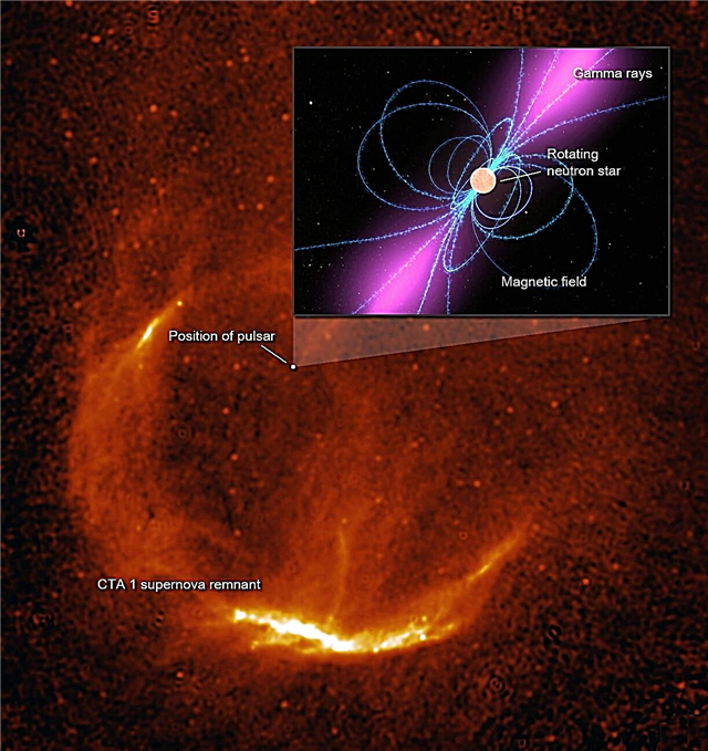 „Fermi“ teleskopas - pirmasis didelis atradimas: gama spindulys „Pulsar“