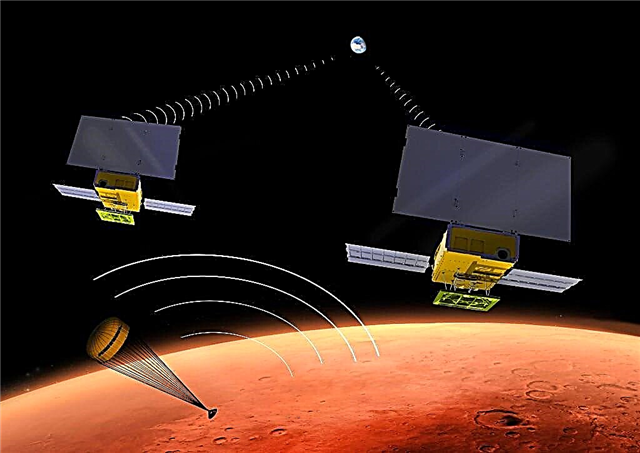 Erste interplanetare CubeSats auf dem InSight Mars Lander 2016 der NASA
