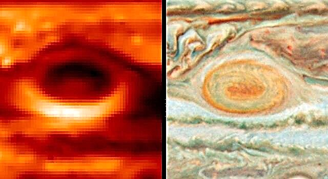Noi imagini deblochează secretele punctului roșu al lui Jupiter