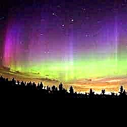 Aurora boreal en movimiento