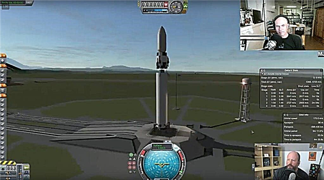 Подивіться, як Скотт Манлі будує та летить на міжпланетному транспортному кораблі в Кербалі