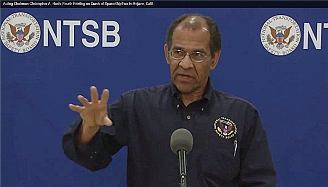 Actualización: NTSB confirma que SpaceShipTwo feathering fue desbloqueado prematuramente