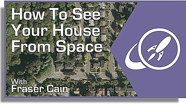 Wie können Sie eine Satellitenansicht Ihres Hauses sehen?