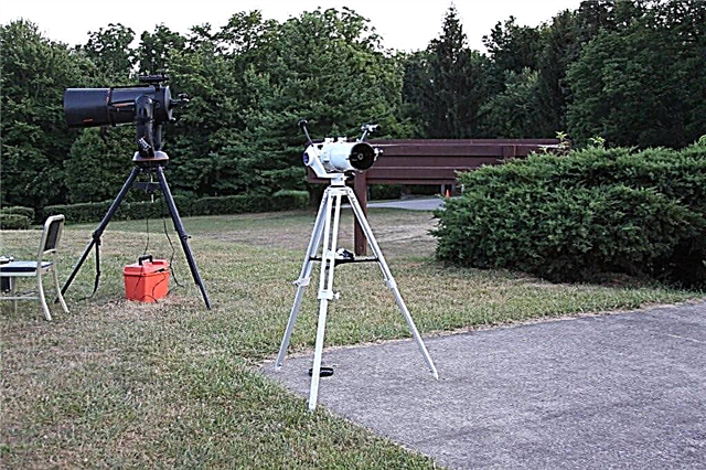 Vixen R130Sf Newtonian Reflector Telescope و PortaMount II - مباشرة في منطقة الراحة ...