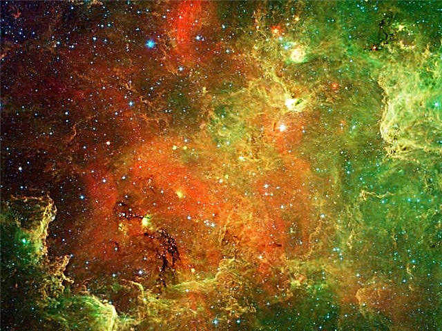 Nova vista impressionante da Spitzer sobre a nebulosa na América do Norte