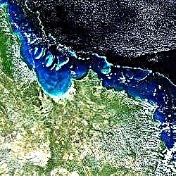 Untersuchung der Gesundheit des Great Barrier Reef aus dem All