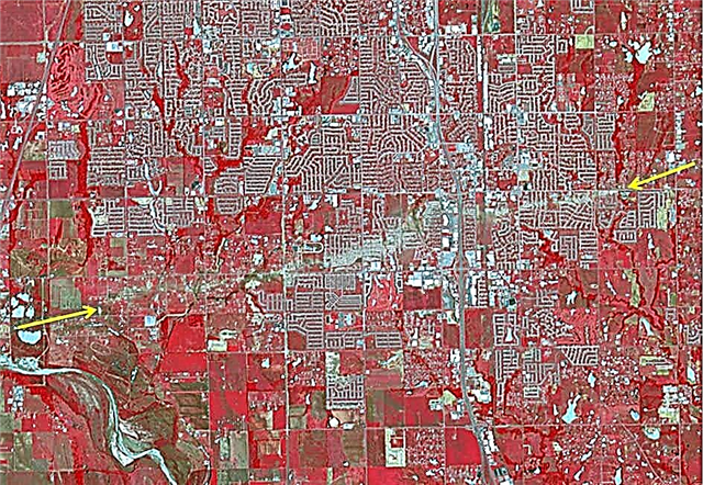 Swath of Destruction from Deadly Oklahoma Tornado Visible from Space