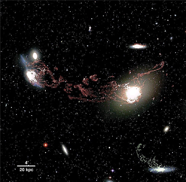 Fais attention! Des collisions galactiques pourraient étouffer la formation d'étoiles