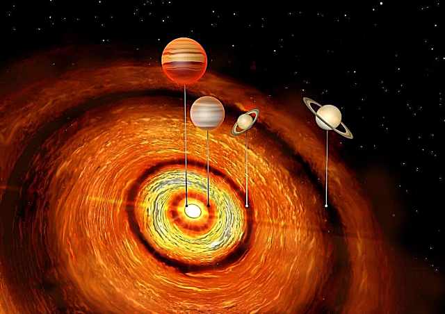Descoberta Surpreendente. Quatro planetas gigantes encontrados ao redor de uma estrela muito jovem