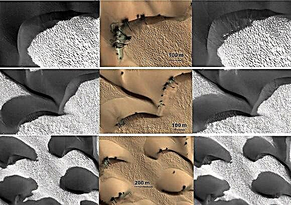 שינויים פעילים המתרחשים בחצי הכדור הצפוני של מאדים