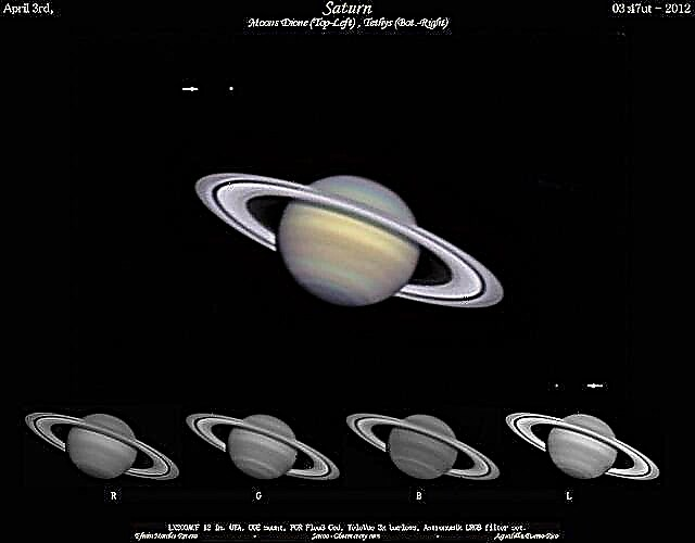 Veja Saturno grande e brilhante na oposição neste fim de semana