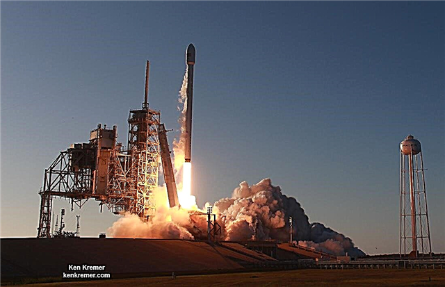 Skaitmeninė visuomenė, kurią paskatino stulbinantis „SpaceX“ paleidimas, perduodantis „Inmarsat“ mobiliojo plačiajuosčio ryšio palydovą į orbitą - nuotraukų / vaizdo įrašų galerija