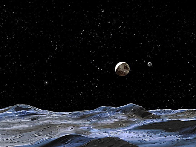 Plutos Entfernung von der Sonne