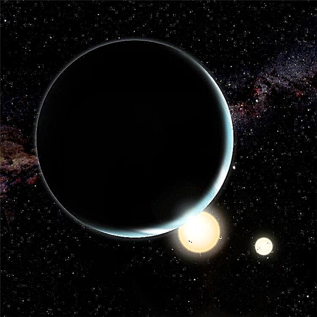 Planet Muda Berhijrah Dalam Sistem Bintang Dua, Tayangan Model