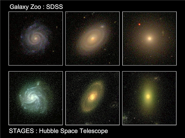 Galaxies spirales rouges inhabituelles "étranglées" - Space Magazine