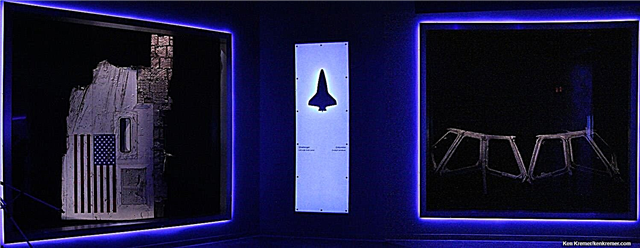 Kenedija kosmosa centrā jaunajā emocionālajā izstādē “Forever Remembered” pieminētas Challenger un Columbia ekipāžas