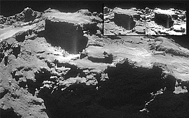 Rosetta ve cambios fascinantes en el cometa 67P