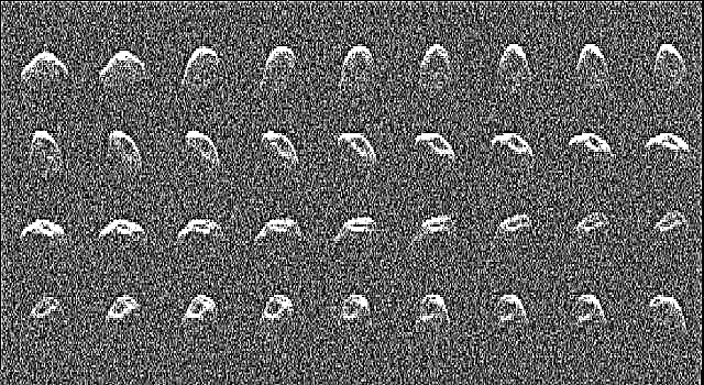Deep Space Radar revela o asteróide rotativo 2010 JL33