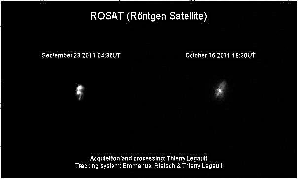 Vidéo: Thierry Legault capture le satellite ROSAT juste avant sa rentrée