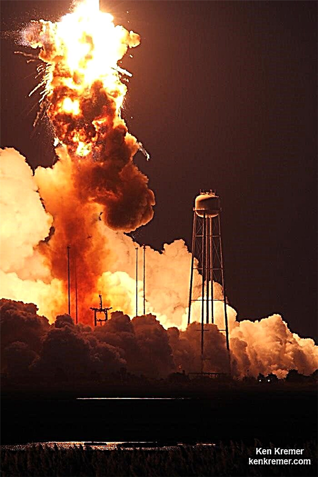 El fracaso catastrófico condena el lanzamiento de Antares a la estación espacial - Galería