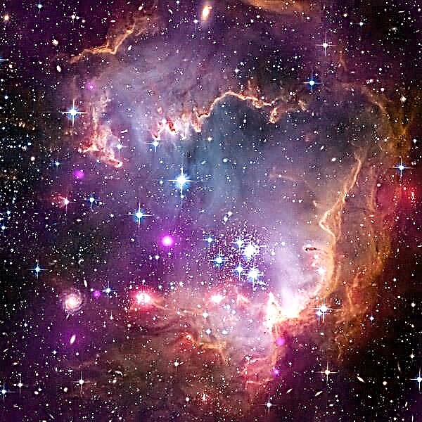 Les grands observatoires de la NASA offrent une nouvelle vue éclatante du petit nuage magellanique