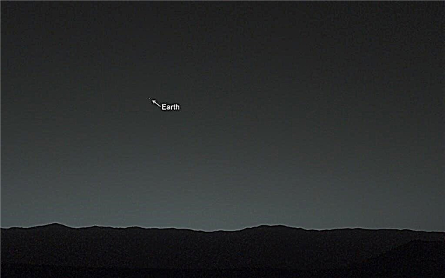 أنت هنا! الصورة الأولى للفضول لكوكب الأرض من كوكب المريخ