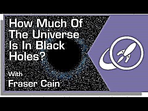 Wie viel des Universums sind schwarze Löcher?