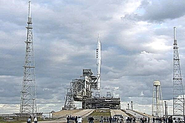 Ares I-X en el Launchpad