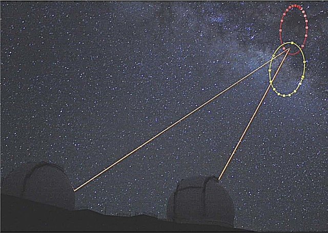 يقوم نجمان بعمل تانجو قصير المدار حول الثقب الأسود في درب التبانة