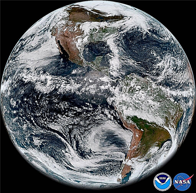 Aqui está a primeira imagem do novo satélite meteorológico da NOAA