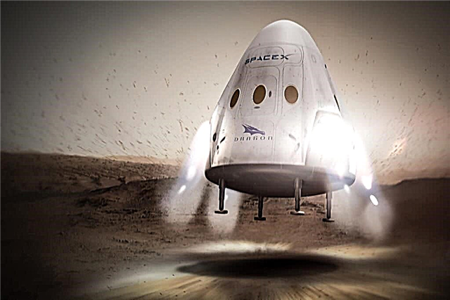 SpaceX oznamuje plán na spustenie súkromnej misie drakov na Mars v roku 2018