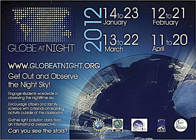 Palīdziet izsekot gaismas piesārņojuma sekām, izmantojot GLOBE naktī