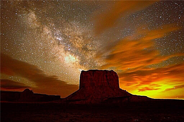 Astrofoto de tirar o fôlego: Via Láctea sobre Monument Valley