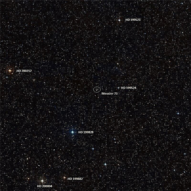Messier 73 - l'amas d'étoiles NGC 6994