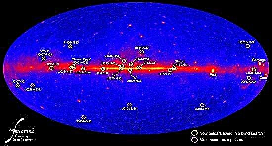 Por rayos gamma solos: Fermi levanta el telón sobre 16 nuevos pulsares