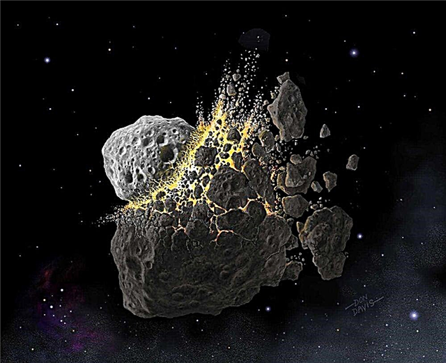 O coliziune de asteroizi îndepărtată a oferit biodiversitate pământească și un impuls antic
