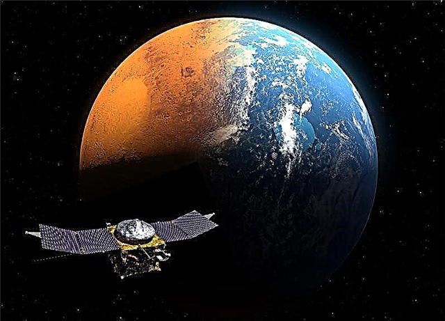 NASAs MAVEN Orbiter 3 uker og 4 millioner mil fra Mars
