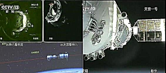 הטכנולוגיה של סין מנדנדת קדימה עם עגינה ראשונה מרהיבה בחלל