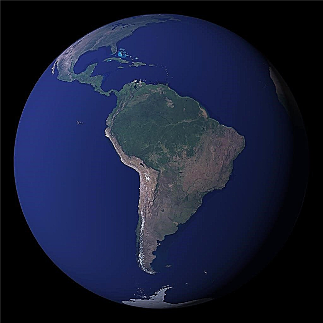 Carte satellite du monde