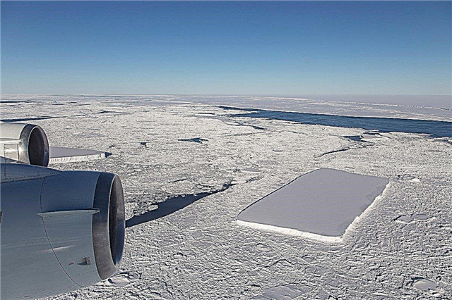 Den rektangulære isfjellet tok en lang, farlig reise