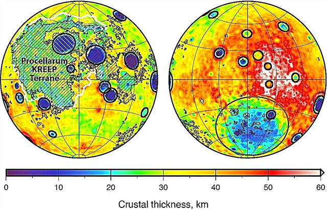 El lado cercano manchado de la luna tiene cráteres más grandes de lo esperado
